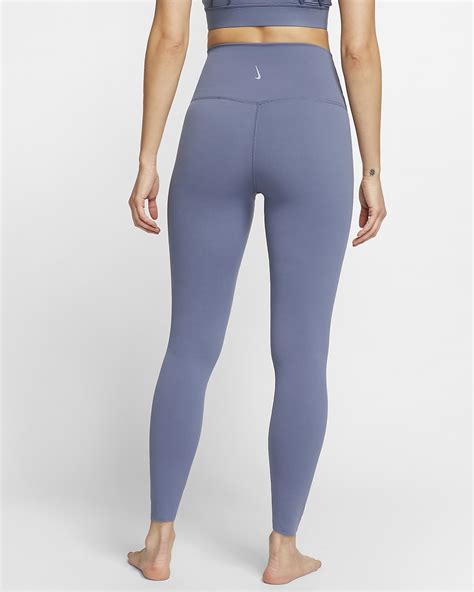 nike yoga dri-fit luxe 7/8-infinalon-leggings mit hohem taillenbund für damen